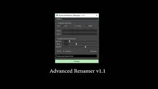 Advanced Renamer for Autodesk Maya
