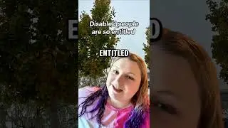 Disabled people are so entitled 😜 #disability #disabled #chronicillness #chronicpain #disneydas