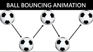 Ball Bouncing Animation #Photoshop