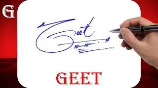 Geet Name Signature Style - G Signature Style - Signature Style of My Name Geet