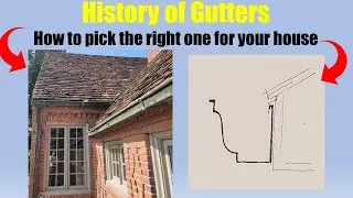 Why does my gutter look like a molding? The origin of gutters and gutter design.
