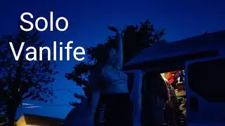 Showering in car parks and the Eurotunnel to England (solo female vanlife vlog)