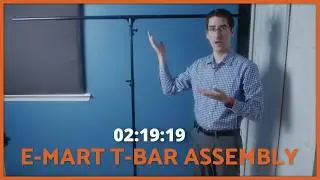 How To Assemble The EMart 8.5x5 T-Bar Backdrop Stand