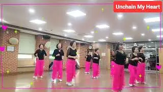 Unchain My Heart Line Dance /시니어라인댄스/ 영상반