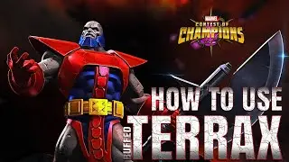 How To Use [ Buffed ] TERRAX Easily | Good Utility | Marvel Contest Of Champions