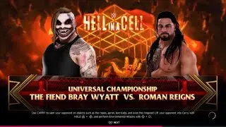 WWE 2K20 Gameplay The Fiend Bray Wyatt vs Roman Reigns Universal Championship Hell In A Cell Match