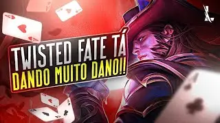 TWISTED FATE GAMEPLAY | TF TA MUITO BOM DE JOGAR, ELE SEMPRE FOI ASSIM?? | LoL Wild Rift