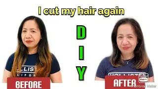 I cut my Hair Again//DIY haircut