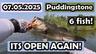 Puddingstone Bass Fishing: 6 Fish Day! #zmanfishingproducts #puddingstonelake #puddinstonefishing