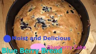 Toturial vlog: How to make blueberry cake/Easy and simple blueberry cake recipe