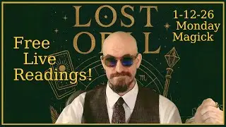 Free Live Tarot, Runes, Oracle, Lenormand | Monday Magick | 1-12-26