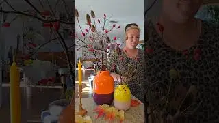 #herbstdekoration #herbstdeko #herbst #autumn #herbstliebe  #diykreativ #herbstvase #hagebuttenvase
