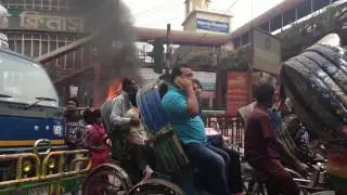 Deadly Fire Breaks Out On A Dhaka Road