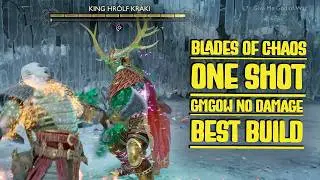 One Shot Maxed Kratos Build 🤜 King Hrolf Kraki And Gna | GMGOW | God Of War Ragnarok