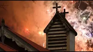 BONFIRE NIGHT - FIREWORKS AT COBTREE MUSEUM OF KENT LIFE