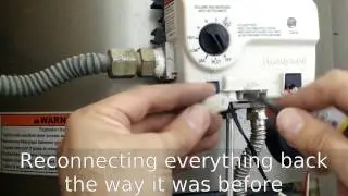 Water Heater Thermocouple Honeywell Replace