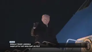 Amerikai hadiflotta tart Irán partjai felé