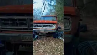 We found a beautiful abandoned truck in the woods&hellip;