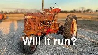 Working on an old Farmall H 
