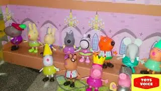 Princess Peppa Pig Royal Family Pretend Play | Toys Voice