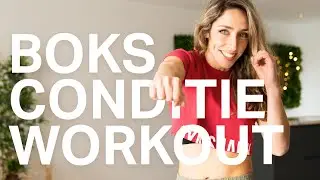Conditie workout met boks oefeningen voor thuis | The Joy workout