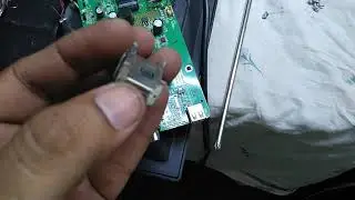 How to replace RF pin from led tv ecostar