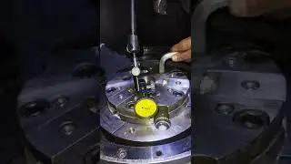 spindle runout check of imt vtl turning machine
