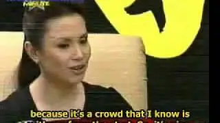GMA 24 Oras Chika Minute - Lea Salonga's advice to Charice 7/7/10 (w/ English Subtitles)