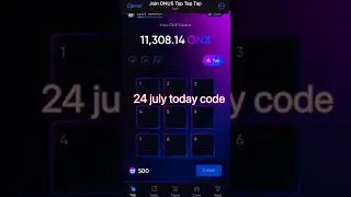 Onus onx onus daily code 24 july | daily code onus tap tap | onus tap tap airdrop #crypto #bitcoin