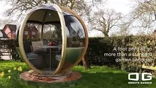 Ornate Garden Rotating Seater Garden Pod