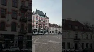 Szczepański Square in Krakow #theatre #palace #art #city #citytour #trip #vibes #krakow #shorts