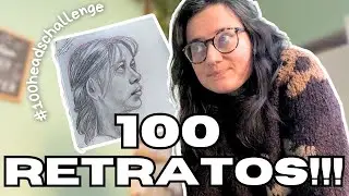 Demorei 2 Anos para Completar o #100HeadsChallenge | Sketchbook Tour ✏️