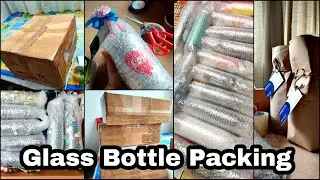 How To Pack Breakable Items - Glass Bottles for safe Shipping | Packing Online Orders for beginners