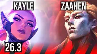 KAYLE vs ZAAHEN (TOP) | EUW Diamond | 26.3