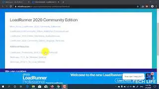 LoadRunner 2020 Install and Preview