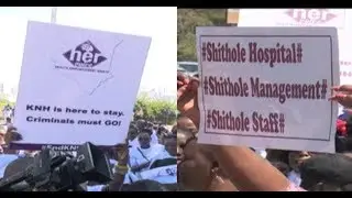 Activists and staff clash over rape allegations at Kenyatta National Hospital