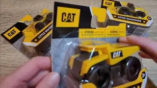 CAT Little Machines Unboxing | Mini Construction Vehicles for Kids & Collectors