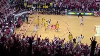 Hoosier Bball Fans Bring Spirit vs. Michigan