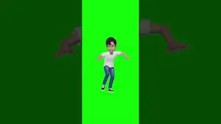 green skin video | dans green  skin | cartoon green  skin