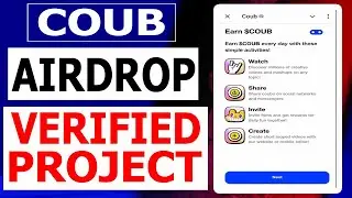 COUB Token Free Mining Airdrop | Verified Project - Don't Miss It.