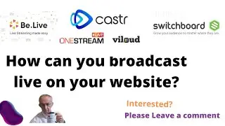 How can I LiveStream to my website?  #LiveStreamWeb #BeLive