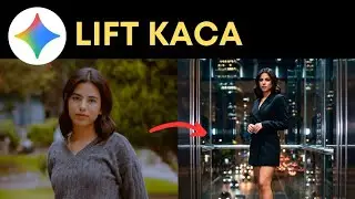Cara Edit Foto Wanita Jadi DRAMATIS di Lift Kaca pakai Gemini AI