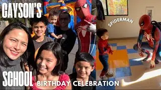 The Coolest School Birthday Party for Cayson! | Alapag Family Fun