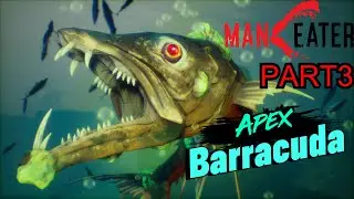 Maneater Story Mode: Battle For Dead Horse Lake!! Bull Shark Vs Apex Barracuda [No Commentary]