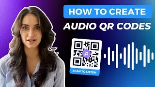 Как создать и использовать аудио QR-код 🎶 #qrcodegenerator #audioqrcodes