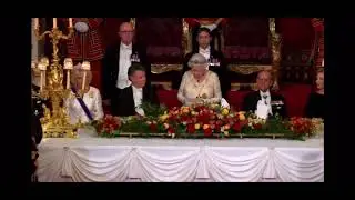 Fernando Monta&ntilde;o&rsquo;The Queen Speech at the Colombian state Banquet