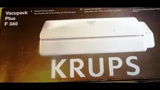 Vacuum Sealer - KRUPS F 380 Vacupack Plus.Folienschwei&szlig;ger&auml;t