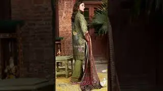 Zoha Premium Embroidered Lawn Collection  3pc Suit GE-1712