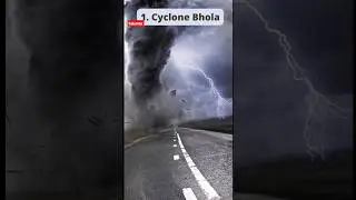 Top 5 biggest cyclone in the world #cyclone #biperjoy #viral #shorts #ytshorts