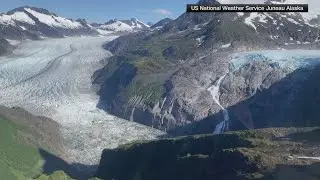 Ice dam at Alaska&rsquo;s Mendenhall Glacier releases floodwater toward downstream homes